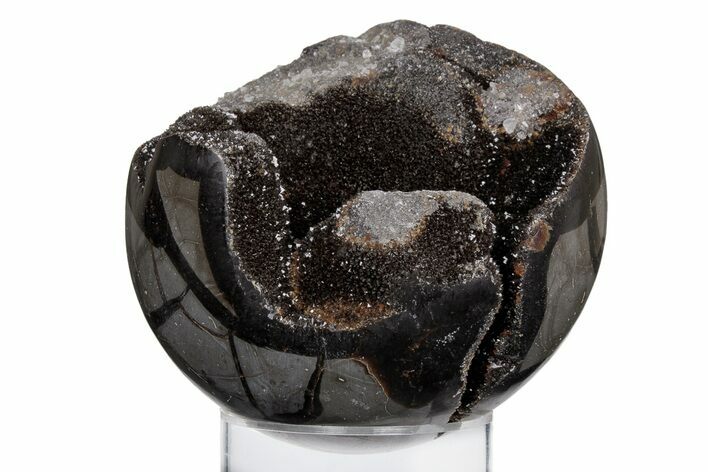 Bargain, Polished, Septarian Geode Sphere - Madagascar #219102